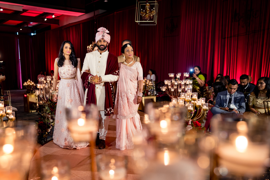 bride groom entry